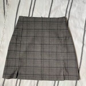Brandy - John Galt plaid mini skirt